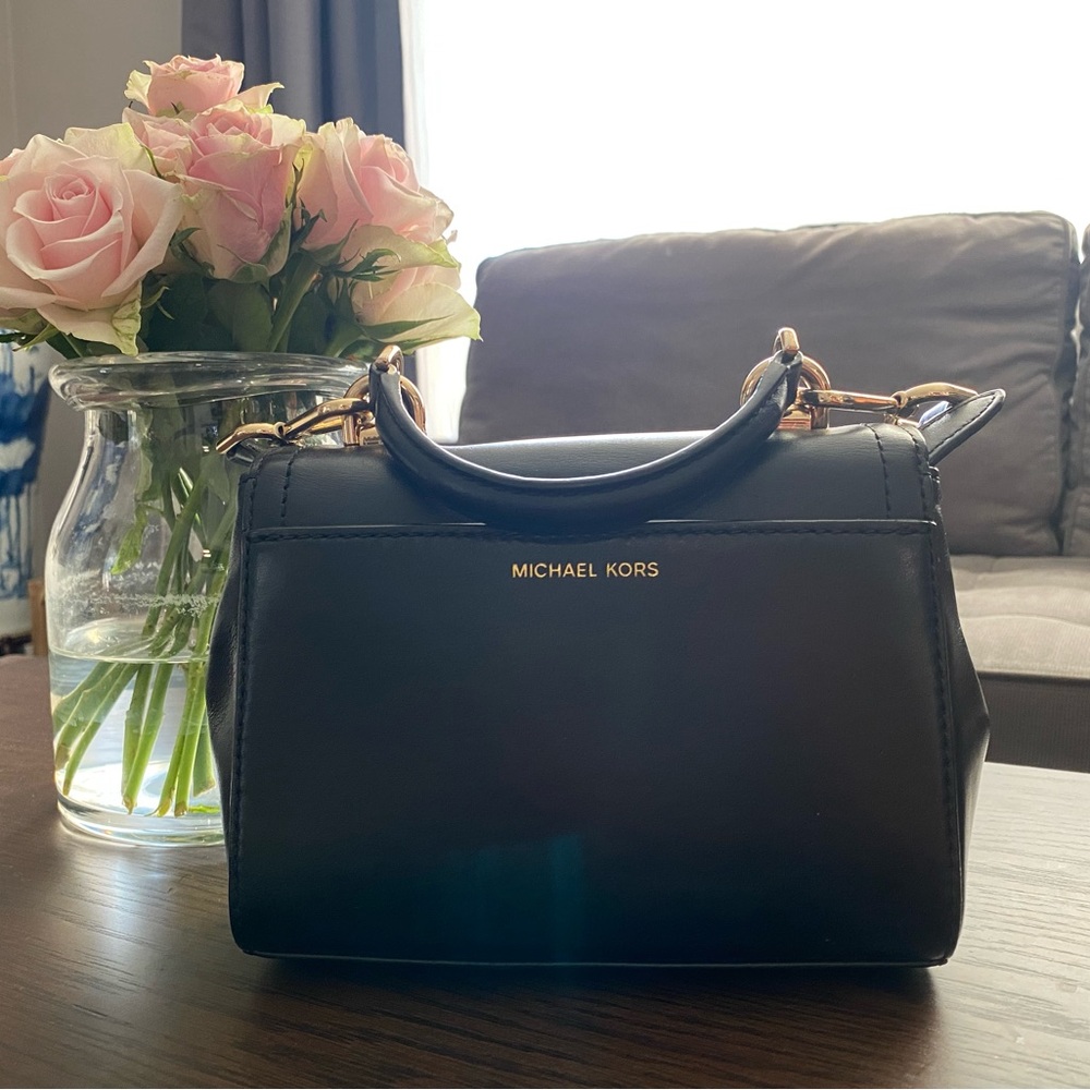 Leather- Michael Kors Ava Small Crossbody - Picture 2 of 8
